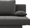 Close-up view of a gray sofa with cushions. Produktbild-Vorschau