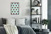 MuchoWow® MuchoWow® Gerahmtes Poster Rosen - Muster - Produktbild-Vorschau 6