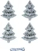 Oblique Unique 4 Filz Geschenkanhänger Tannenbaum Frohe Produktbild-Vorschau 1