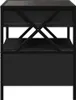 vidaXL Couchtisch mit Infinity-LED Schwarz 40x40x51 cm Produktbild-Vorschau 7