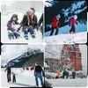 Qunature Skisocken Wintersocken Ski Kniestrümpfe mit Wolle Produktbild-Vorschau 4