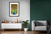 MuchoWow® Gerahmtes Poster Pfau - Vogel - Blau 60x90 cm - Produktbild-Vorschau 8