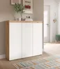 Kommode "Assino" in weiß und Evoke Eiche 105 x 111 cm Produktbild-Vorschau 2