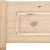 The Living Store Massivholzbett Kiefer 100x200 cm Produktbild-Vorschau 6