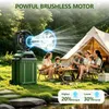 Zimilo Mobiler Akku Nebelventilator, Camping Ventilator mit Produktbild-Vorschau 8