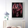 5D Diamond Painting Diamant Malerei Painting Bilder, Rot Produktbild-Vorschau 2