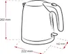Melitta Prime Aqua mini, 1 l, 2200 W, Silber, Edelstahl, Produktbild-Vorschau 7