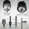 5-teiliges Bohrfutter-Set 1,5–13 mm, 1/2–20UNF, Produktbild-Vorschau 2