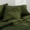 Copricuscino Basic verde oliva 60x70 cm 100% cotone  Europe Anteprima dell’immagine prodotto 4