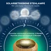 LED Außen-Stehlampe Solarleuchte mit warmweißem Licht und Produktbild-Vorschau 4