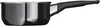 A side view of a black and silver saucepan. Anteprima dell’immagine prodotto