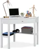 Bureau d'angle Relaxdays, avec étagère et tiroir, peu Voir les images du produit 1