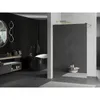 Mexen Kioto Duschwand 130 x 200 cm, Spiegel 8 mm, Gold - Produktbild-Vorschau 2
