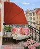 Sichtschutz Fächer 115 x 115 cm EASY MOUNT Rotorange Produktbild-Vorschau 4