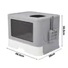 Katzentoilette Katzenklo XXL mit Hauben Toilette Produktbild-Vorschau 2