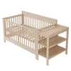 Lettino 3 in 1 Merax 140x70 cm, lettino in legno massello, Anteprima dell’immagine prodotto 11