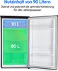 MEDION Kühlschrank mit Eiswürfelfach (90L Gesamt-Nutzinhalt Produktbild-Vorschau 3