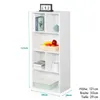 Bücherregal, Modernes MDF-Regal mit 6 Fächern und Produktbild-Vorschau 2