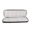 An open black hard case with a gray padded interior, designed for a keyboard. Podgląd zdjęcia produktu