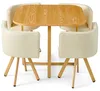 MENZZO Table et chaises scandinaves Oslo Beige Voir les images du produit 1