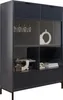 IDOHOME Grande vitrine en verre Wave Vitrine à poser avec 2 Voir les images du produit 1