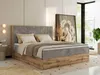 Kontinentální postel, box z laminované desky WOOD CLASSIC  Náhled obrázku produktu 1