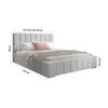 FEDVE Polsterbett Doppelbett Ambrus Schlafzimmer Bett Produktbild-Vorschau 6