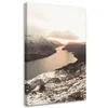 Leinwandbild Wald am Fluss 80x120 Feeby Beige bild für die Produktbild-Vorschau 1