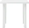 vidaXL Tavolo da giardino bianco 80x75x72 cm in plastica Anteprima dell’immagine prodotto 9