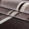 Kurzflor Teppich Wohnzimmer Braun 140x200 Rechteck Produktbild-Vorschau 6