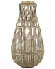 BELIANI Laterne Hellbraun 77 cm aus Bambusholz und Glas mit Produktbild-Vorschau 1
