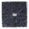 A black anti-slip bath mat is shown in its packaging. Produktbild-Vorschau