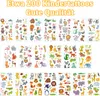 20 Stück Hautfreundliches Tier Tattoo Set, Kinder Tattoos Produktbild-Vorschau 5