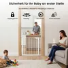 Treppenschutzgitter für Breiten 82-89cm, Türschutzgitter Produktbild-Vorschau 3