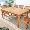Massiver Gartentisch EMPIRE TEAK 150cm natur Teakholz Produktbild-Vorschau 1