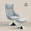 HOMCOM Relaxsessel mit Hocker, 360°drehbarer Fernsehsessel Produktbild-Vorschau 3
