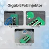 Extralink Gigabit PoE Injector 4 Port RJ45 Plug & Play Produktbild-Vorschau 4