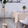 Quadratische Tischdecke 120 x 160 cm Beige Baumwolle Produktbild-Vorschau 5