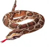 Serpente Di Peluche Lungo Di Pitone Burmese 180 Cm Mascotte Anteprima dell’immagine prodotto 1