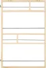 QUVIO Wandregal mit Gummizug - Wandregal aus Holz - 3 x 40 Produktbild-Vorschau 4