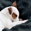 Beautissu Sherpa Decke Wohndecke Kuscheldecke Anthrazit Produktbild-Vorschau 5