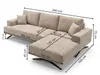 GrainGold Ecksofa L-Form Links Leto - Moderne Ecksofa mit Produktbild-Vorschau 7