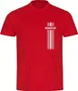 multifanshop Kinder T-Shirt - Frankfurt - Streifen, rot, Produktbild-Vorschau 1