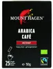 A product box for Mount Hagen Arabica Cafe Instant coffee sticks. Produktbild-Vorschau