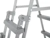 Close-up view of the joint mechanism and a step of a safety ladder. Produktbild-Vorschau