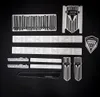 Fahrrad Rahmen Aufkleber Schriftzug Set Decal Bike silber Produktbild-Vorschau 1
