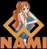 One Piece Nami T-Shirt, offiziell lizenziert, schwarz, 100% Produktbild-Vorschau 2