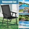 COSTWAY Chaises de jardin, lot de 2, chaises pliantes à Voir les images du produit 6