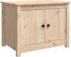 vidaXL Couchtisch 71x49x55 cm Massivholz Kiefer Produktbild-Vorschau 1