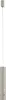 A pendant lamp with a cylindrical shade and a thin stem, presented against a white background. Anteprima dell’immagine prodotto